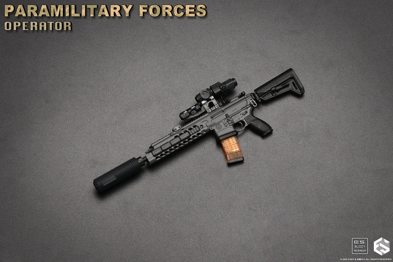 Load image into Gallery viewer, Paramilitary Forces Op. B - Black MCX Virtus Rifle w/Attachments
