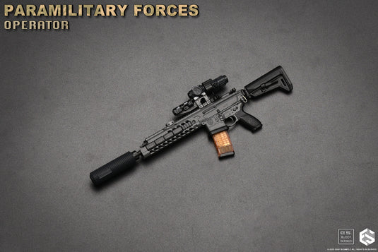 Paramilitary Forces Op. B - Black MCX Virtus Rifle w/Attachments