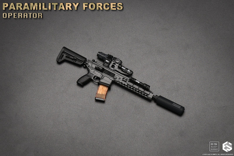 Load image into Gallery viewer, Paramilitary Forces Op. B - Black MCX Virtus Rifle w/Attachments
