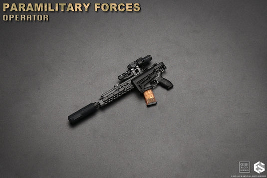 Paramilitary Forces Op. B - Black MCX Virtus Rifle w/Attachments
