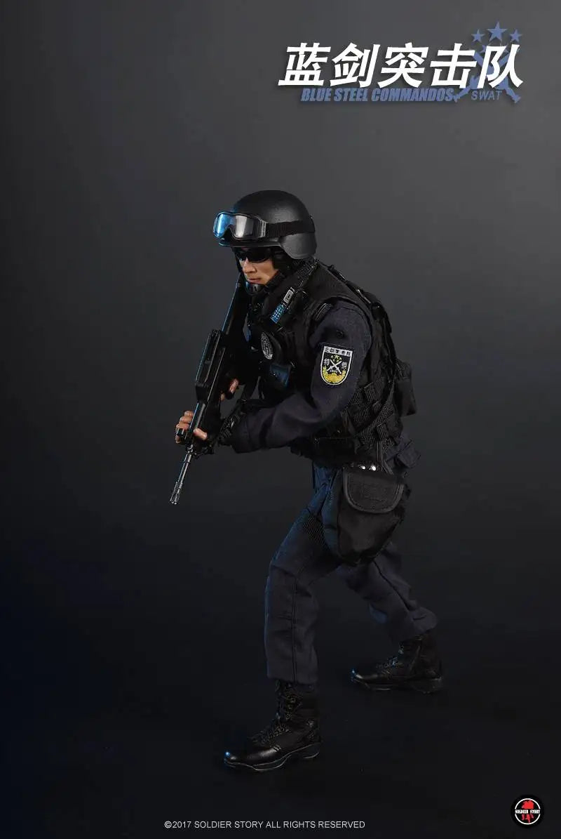 Load image into Gallery viewer, SWAT - Blue Steel Commandos - MINT IN BOX
