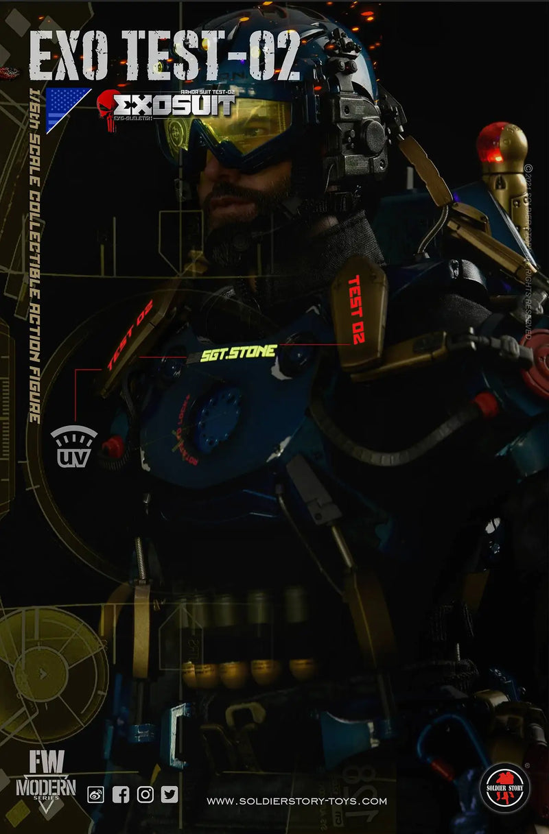 Load image into Gallery viewer, Armor Suit Test-02 &quot;Exosuit&quot; Exo-Skeleton - MINT IN BOX
