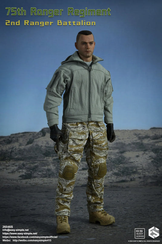 75th Ranger Regiment S - Green Belt w/Pistol w/Holster