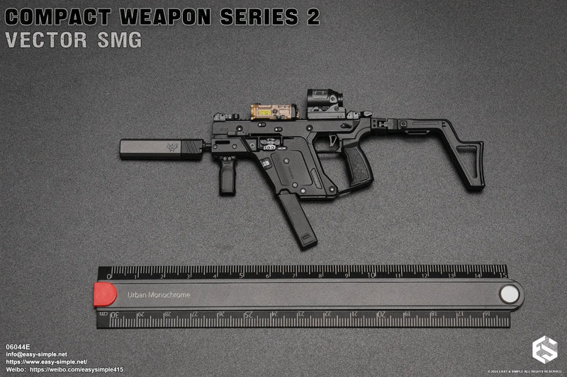 Load image into Gallery viewer, Compact Weapon Series 2 - Black Vector SMG Set (E)
