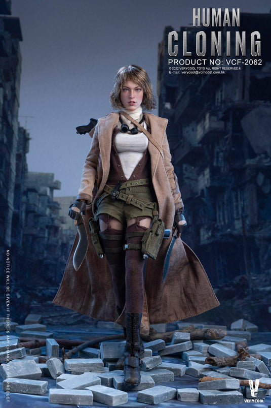 Human Cloning - Brown Female Jumpsuit