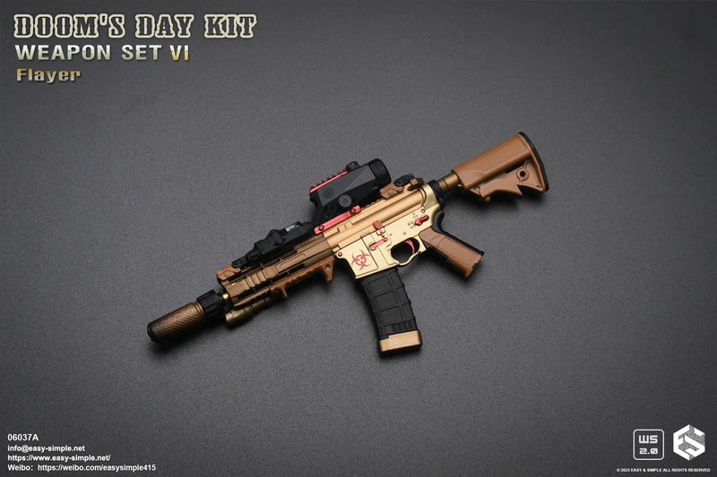 Load image into Gallery viewer, Doom&#39;s Day Weapon Set VI Ver. A - Black &amp; Red Scope
