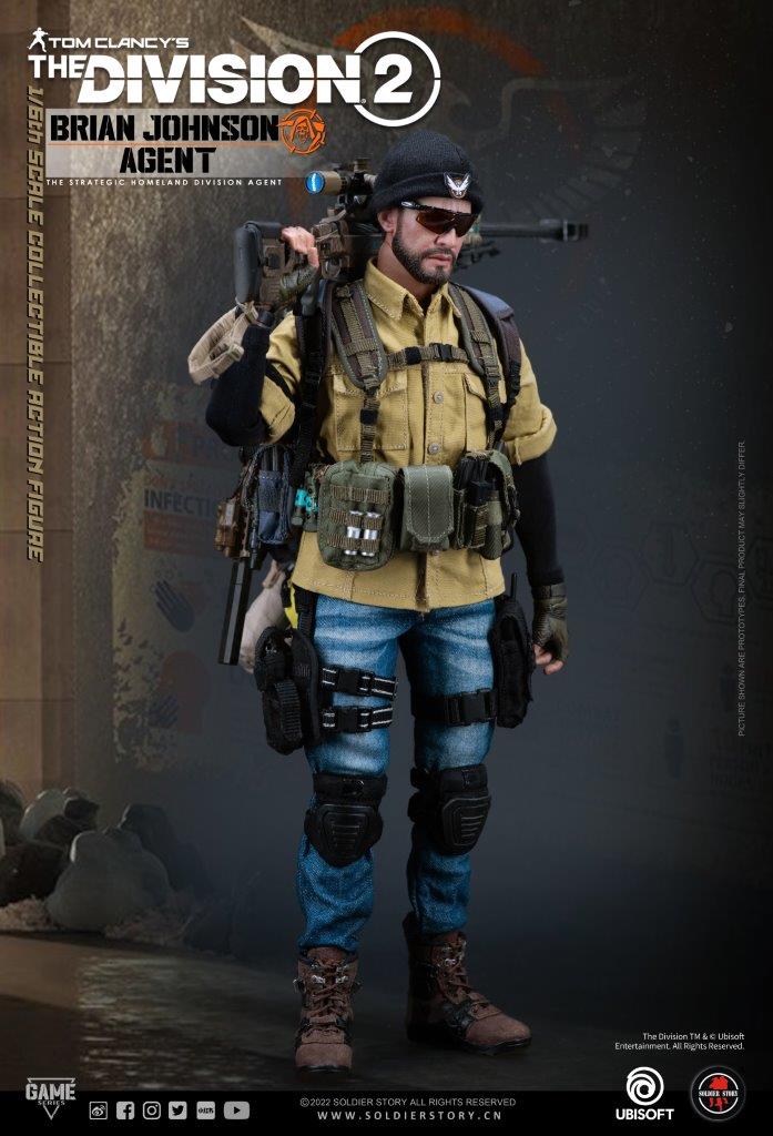 Load image into Gallery viewer, The Division 2 - Brian Johnson - Biohazard Hear Set
