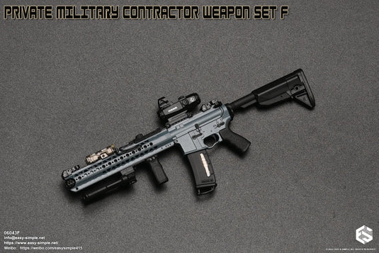 PMC Weapon Set F Ver. F - Blue LVOA Rifle w/Attachment Set