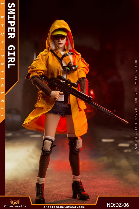 Sniper Girl - Female Dressed Body w/Head Sculpt & Moving Eyes