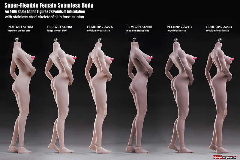 Load image into Gallery viewer, Super Flexible Seamless Female Medium Bust Suntan Body - MINT IN BOX
