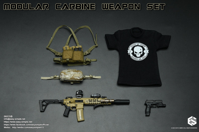 Load image into Gallery viewer, Modular Weapon Set Ver. B - Chest Rig &amp; Dangle Pouch w/Pistol Set
