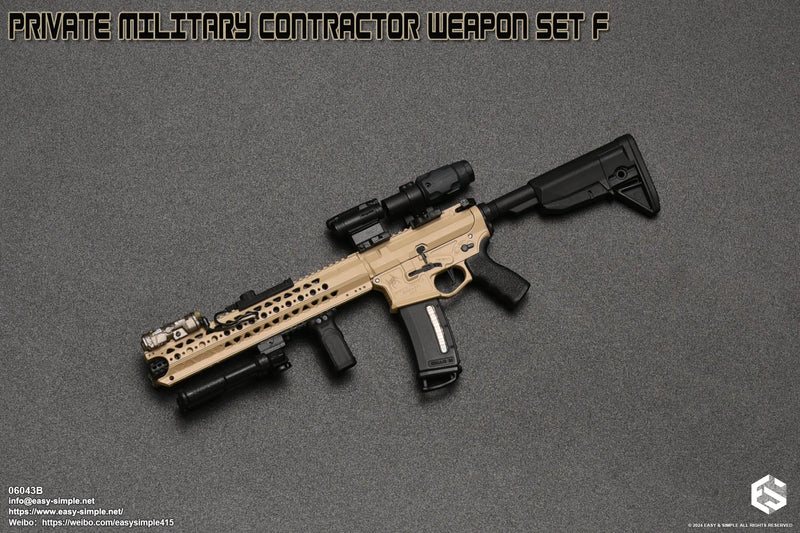 Load image into Gallery viewer, PMC Weapon Set F Ver. B - Tan LVOA Rifle w/Attachment Set

