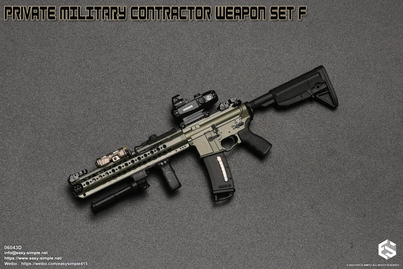 Load image into Gallery viewer, PMC Weapon Set F Ver. D - OD Green LVOA Rifle w/Attachment Set
