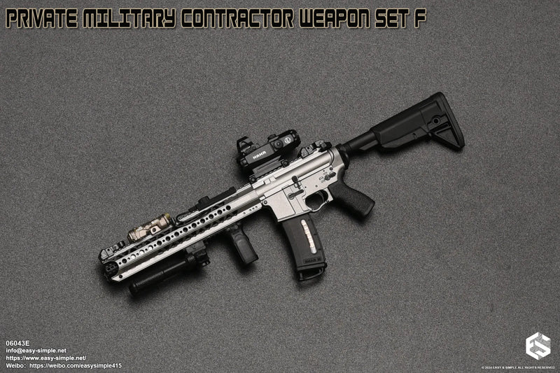 Load image into Gallery viewer, PMC Weapon Set F Ver. E - Gray LVOA Rifle w/Attachment Set
