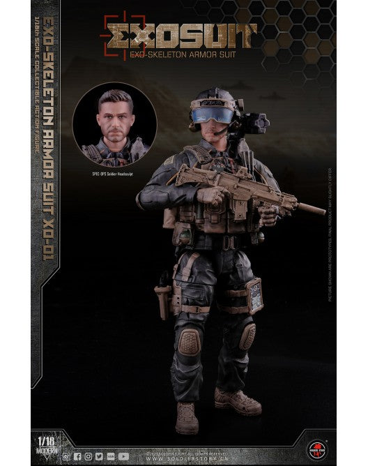Load image into Gallery viewer, 1/18 Scale - EXO-Skeleton Armor Suit XO-01 - MINT IN BOX
