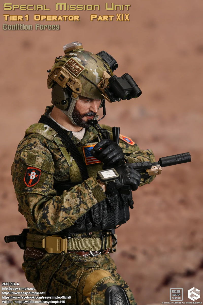 Load image into Gallery viewer, SMU Tier 1 Operator Part XIX Coalition Forces Version A - MINT IN BOX
