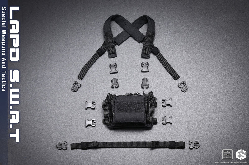 Load image into Gallery viewer, LAPD S.W.A.T. - D3CRM Micro Chest Rig Set w/Dump Pouch
