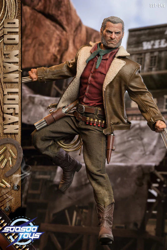 Old Man Logan - Red Shirt w/Brown Pants & Scarf