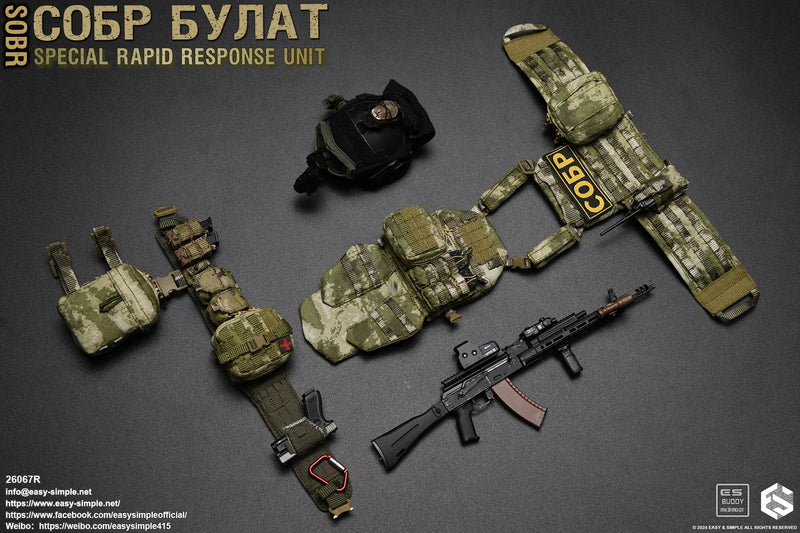 Load image into Gallery viewer, SOBR - Version R - Battle Belt w/Pistol, Gear, &amp; Pouch Set
