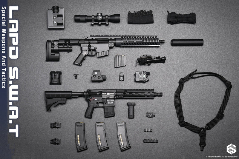 Load image into Gallery viewer, PREORDER DEPOSIT - LAPD S.W.A.T Special Weapons and Tactics Ver B - MINT IN BOX

