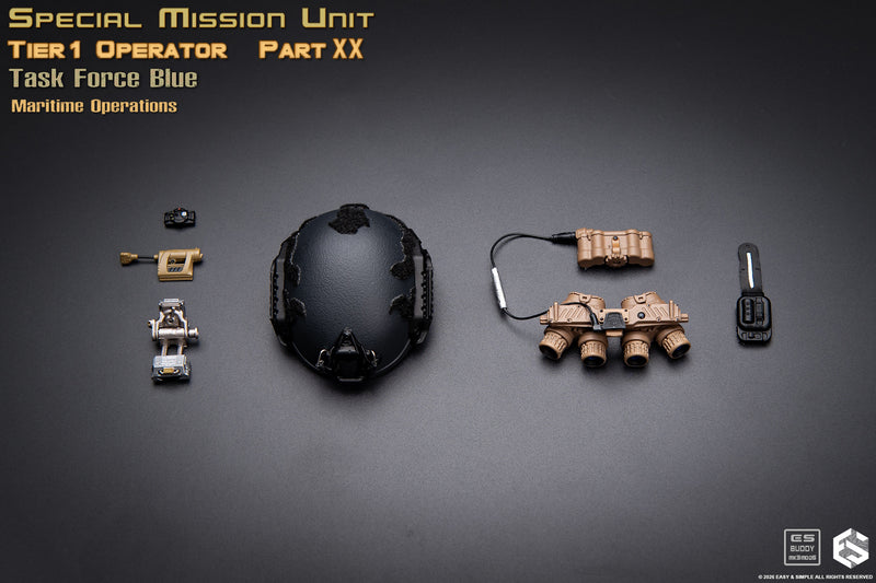 Load image into Gallery viewer, PREORDER DEPOSIT - SMU Tier1 Operator Part XX Task Force Blue Maritime Operation Ver B - MINT IN BOX
