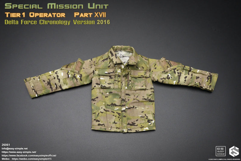 Load image into Gallery viewer, Delta Force SMU Tier 1 Op - Multicam Camo Jacket
