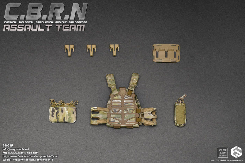 Load image into Gallery viewer, C.B.R.N Assault Team Version R - MINT IN BOX - 26054R
