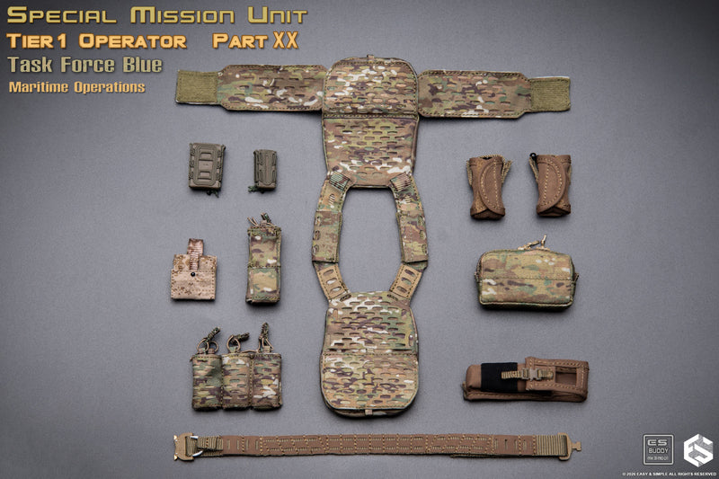 Load image into Gallery viewer, PREORDER DEPOSIT - SMU Tier1 Operator Part XX Task Force Blue Maritime Operation Ver A - MINT IN BOX
