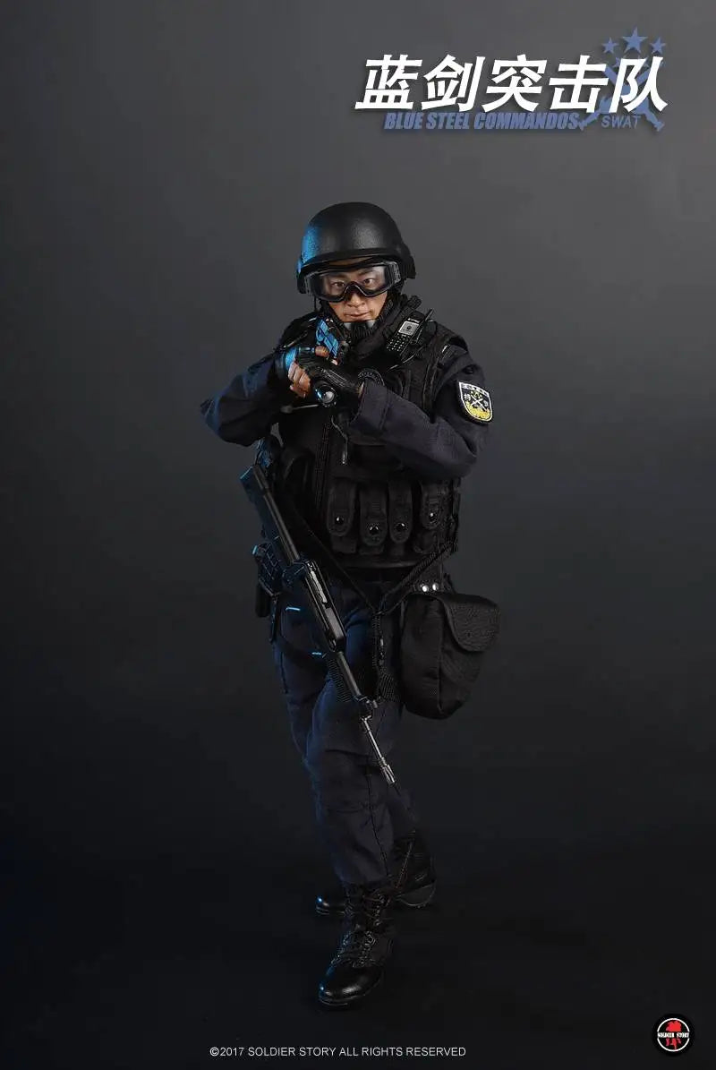 Load image into Gallery viewer, SWAT - Blue Steel Commandos - MINT IN BOX

