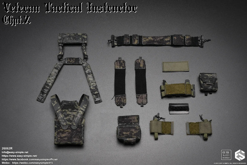 Load image into Gallery viewer, Veteran Tactical Instructor Z - Black Multicam Body Armor w/Chest Rig
