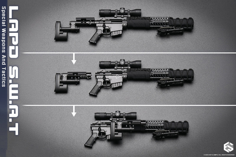 Load image into Gallery viewer, PREORDER DEPOSIT - LAPD S.W.A.T Special Weapons and Tactics Ver B - MINT IN BOX
