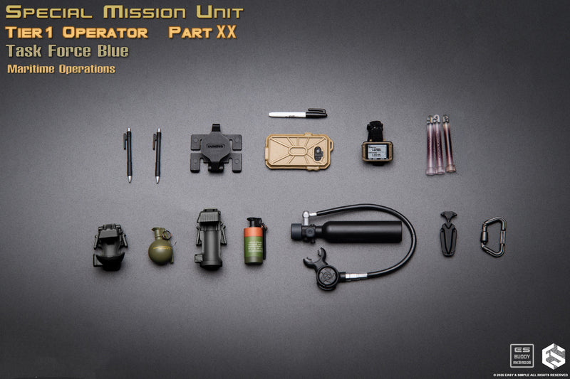 Load image into Gallery viewer, PREORDER DEPOSIT - SMU Tier1 Operator Part XX Task Force Blue Maritime Operation Ver B - MINT IN BOX
