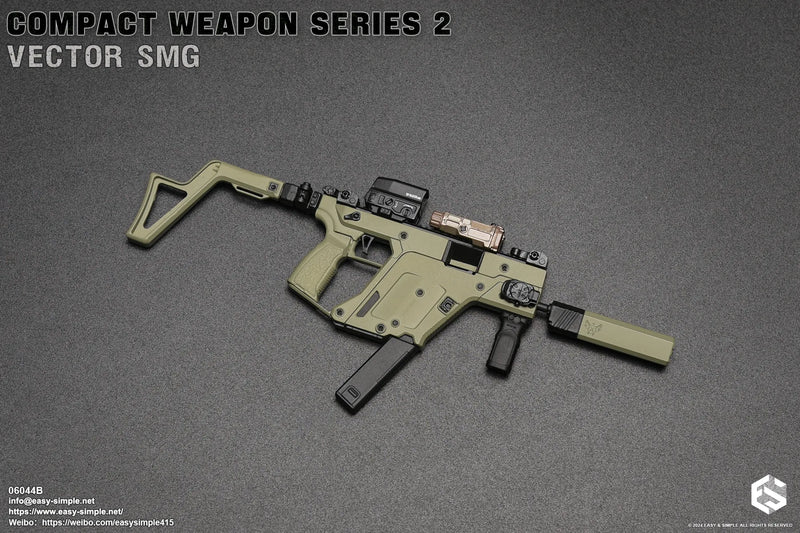 Load image into Gallery viewer, Compact Weapon Series 2 - Ranger Green Vector SMG Set (B)
