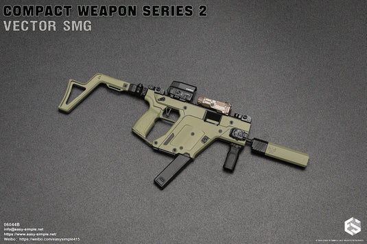 Compact Weapon Series 2 - Ranger Green Vector SMG Set (B)