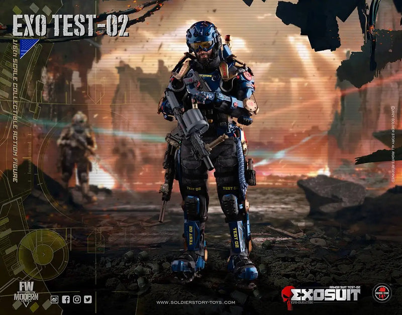 Load image into Gallery viewer, Armor Suit Test-02 &quot;Exosuit&quot; Exo-Skeleton - MINT IN BOX
