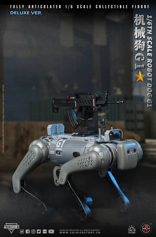 Robot Dog G1 Deluxe Version w/SCAR Rifle - MINT IN BOX
