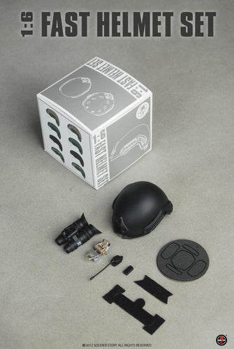 F.A.S.T Helmet Set - Black Helmet Set - MINT IN BOX