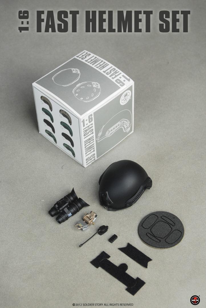 Load image into Gallery viewer, F.A.S.T Helmet Set - Black Helmet Set - MINT IN BOX
