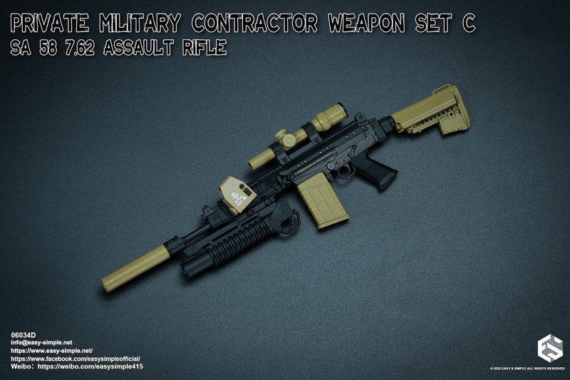 Load image into Gallery viewer, PMC SA 58 Weapon Set A/B/C/D/E/F COMBO - MINT IN BOX
