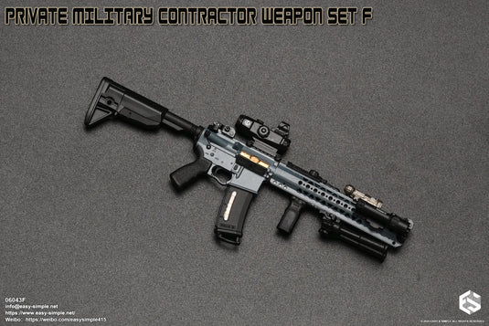 PMC Weapon Set F Ver. F - Blue LVOA Rifle w/Attachment Set