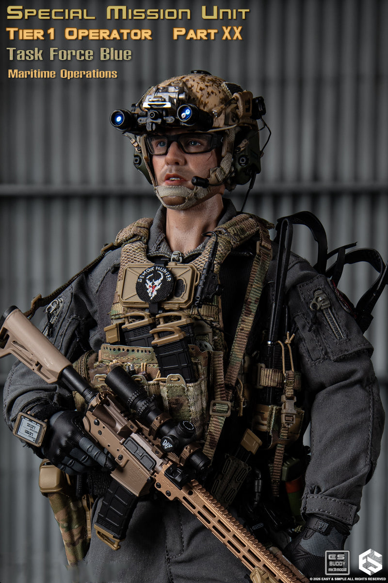 Load image into Gallery viewer, PREORDER DEPOSIT - SMU Tier1 Operator Part XX Task Force Blue Maritime Operation Ver C Limited - MINT IN BOX
