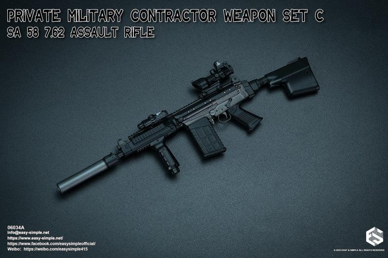 Load image into Gallery viewer, PMC SA 58 Weapon Set A - MINT IN BOX
