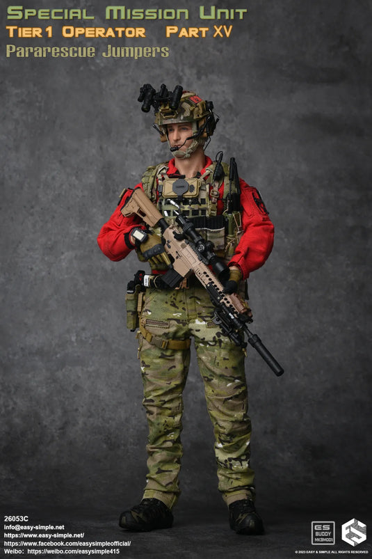 SMU Tier 1 Op. Pararescue Jumper - Red Jacket