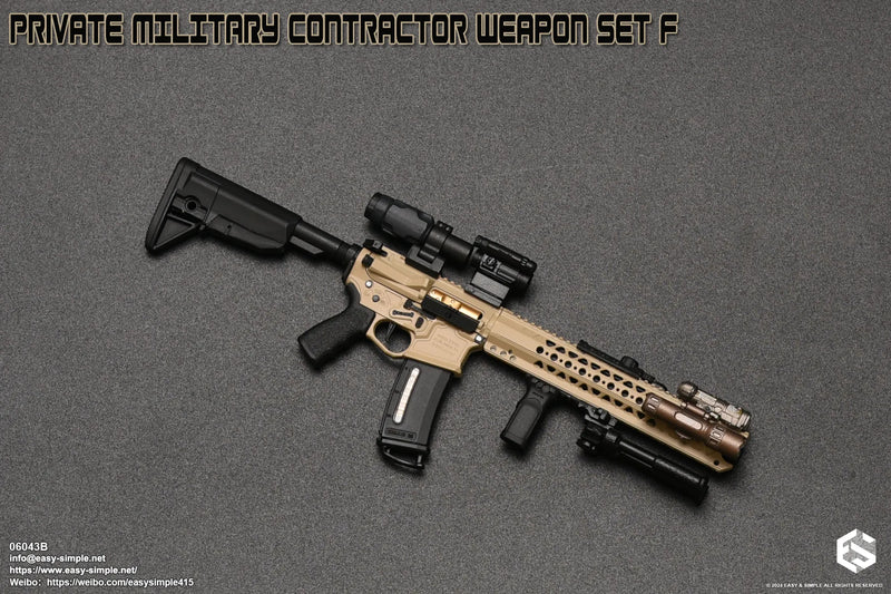 Load image into Gallery viewer, PMC Weapon Set F Ver. B - Tan LVOA Rifle w/Attachment Set
