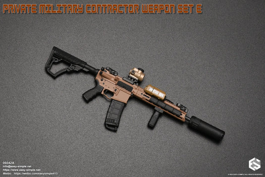 Private Military Contractor Weapon Set E 7-Pack - MINT IN BOX
