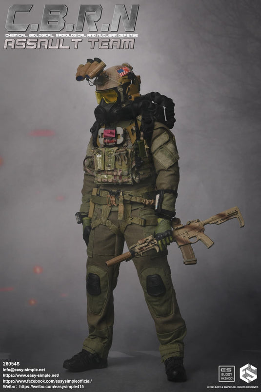 C.B.R.N. Assault Team - Multicam MOLLE Combat Vest w/Pouch Set