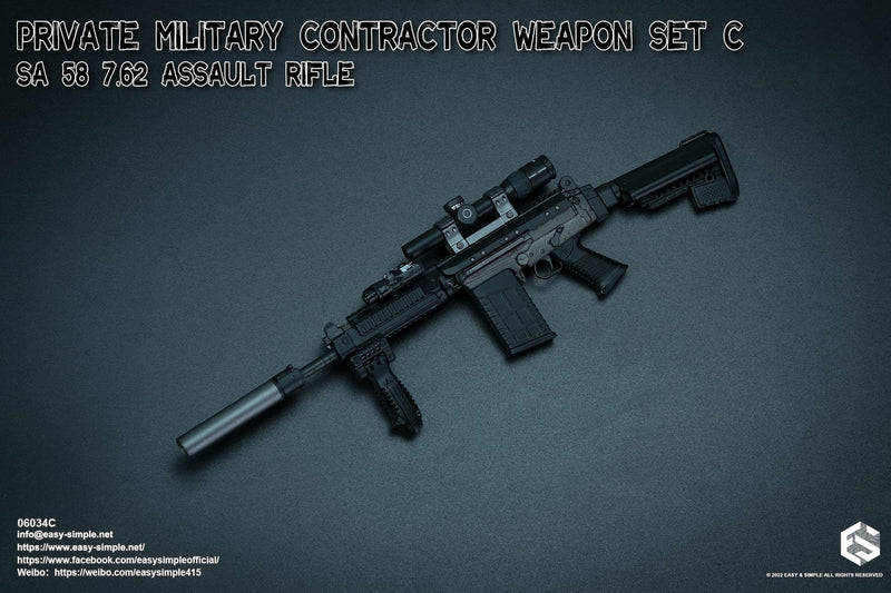 Load image into Gallery viewer, PMC SA 58 Weapon Set C - MINT IN BOX
