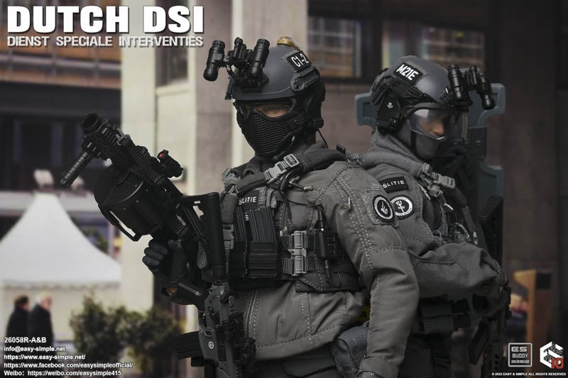 Load image into Gallery viewer, Dutch DSI Riot Shield/Grenade Launcher/Sniper COMBO - MINT IN BOX
