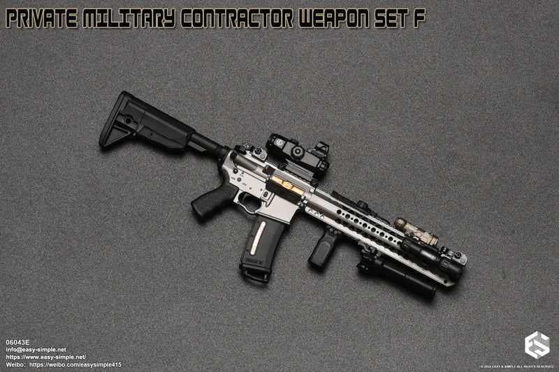 Load image into Gallery viewer, PMC Weapon Set F Ver. E - Gray LVOA Rifle w/Attachment Set
