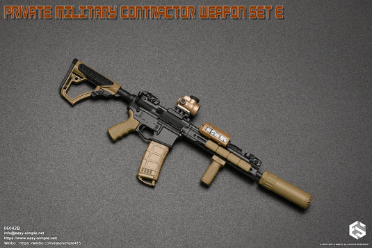 PMC - Tan & Black 5.56 Rifle w/Attachment Set